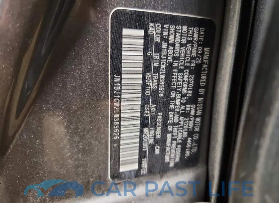 JN1BJ1CW2LW385626# 13