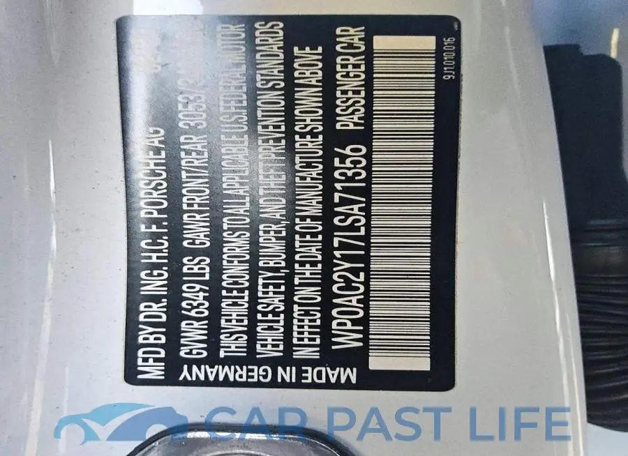 WP0AC2Y17LSA71356# 13