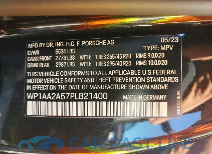 WP1AA2A57PLB21400# 14