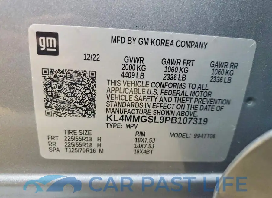 KL4MMGSL9PB107319# 13