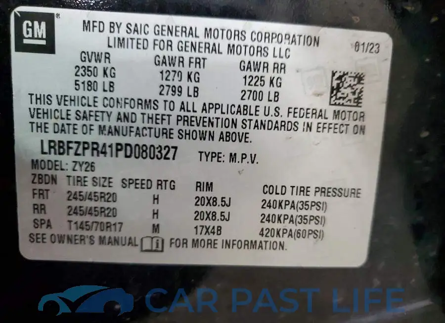LRBFZPR41PD080327# 13