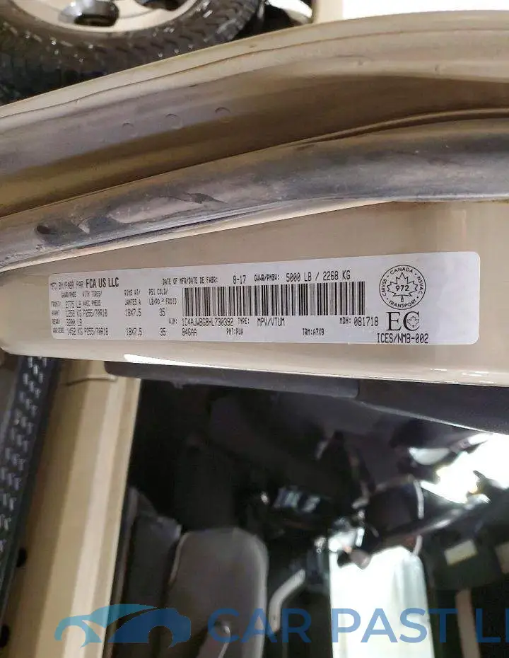 1C4AJWBG8HL730392# 13
