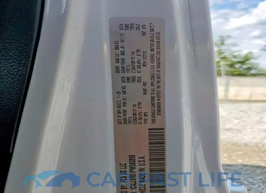 1C4JJXR61PW580898# 13
