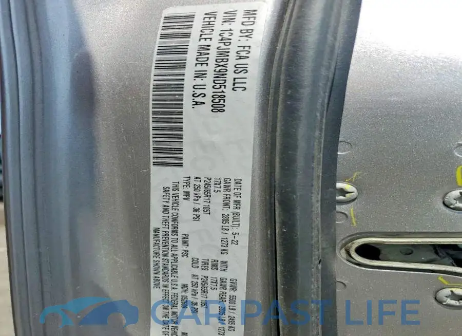 1C4PJMBX9ND518508# 13