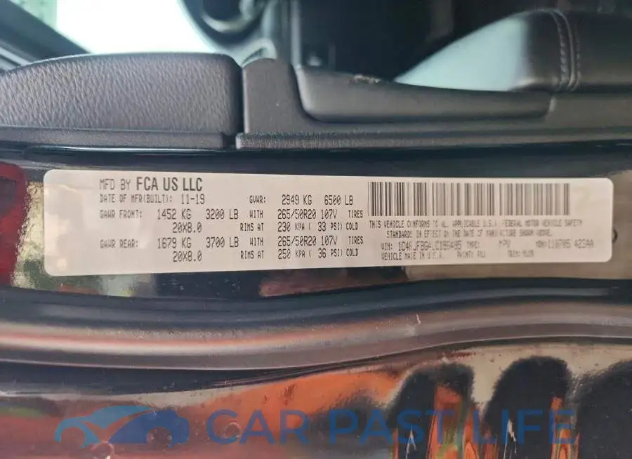 1C4RJFBG4LC196495# 14