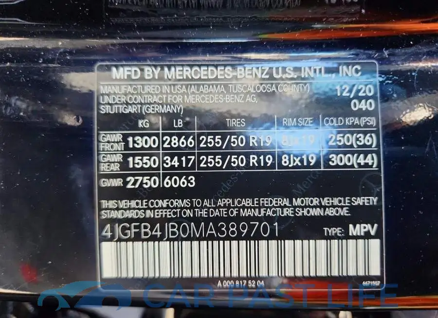 4JGFB4JB0MA389701# 14