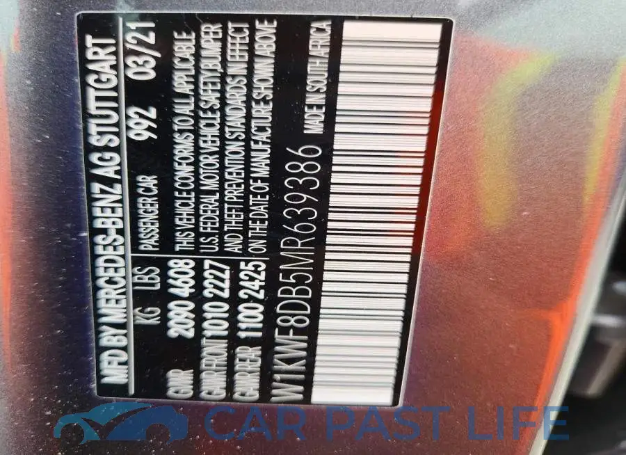 W1KWF8DB5MR639386# 13