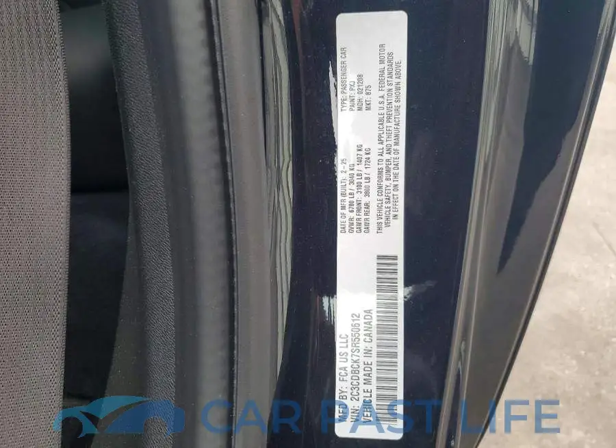 2C3CDBCK7SR550612# 12