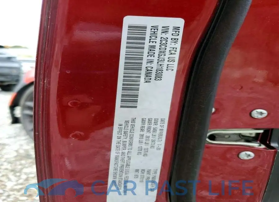 2C3CDXGJ3LH183083# 12