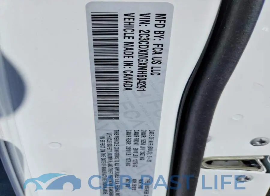 2C3CDXMGXMH604291# 12