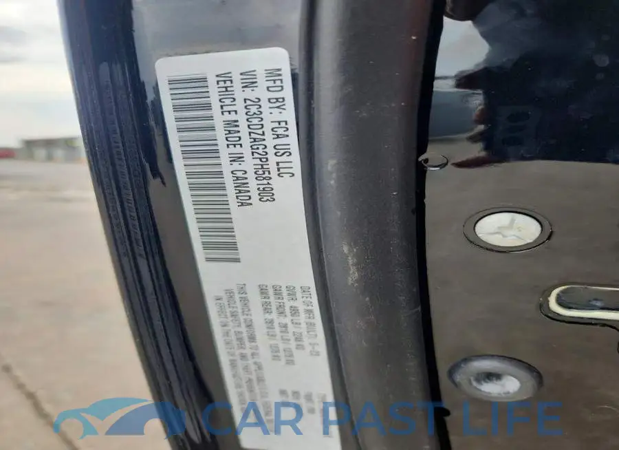 2C3CDZAG2PH581903# 12