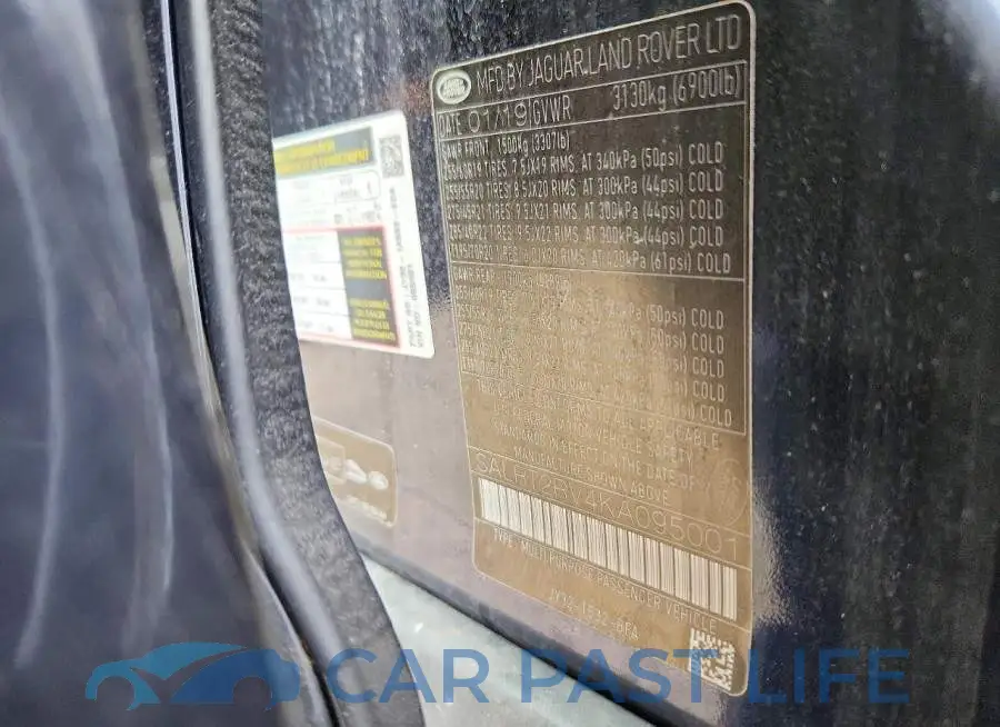 SALRT2RV4KA095001# 13