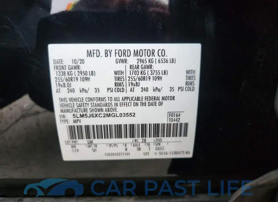 5LM5J6XC2MGL03552# 13
