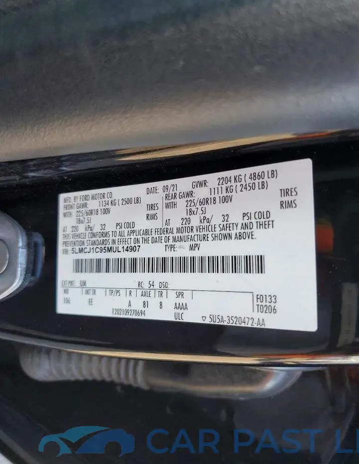 5LMCJ1C95MUL14907# 14