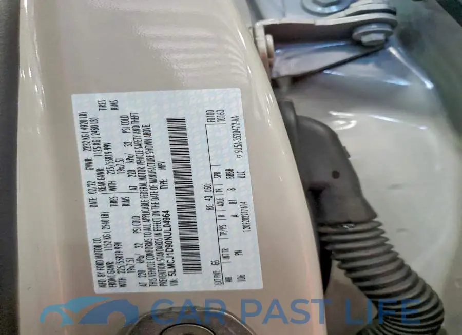 5LMCJ1D90NUL04964# 12