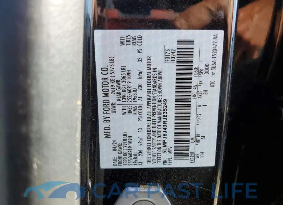 5LMPJ8J49RJ835249# 13