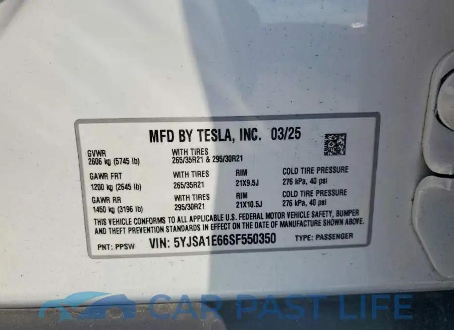 5YJSA1E66SF550350# 12