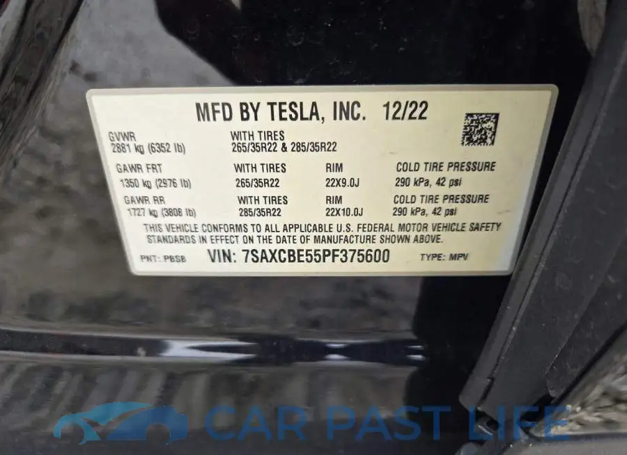 7SAXCBE55PF375600# 14