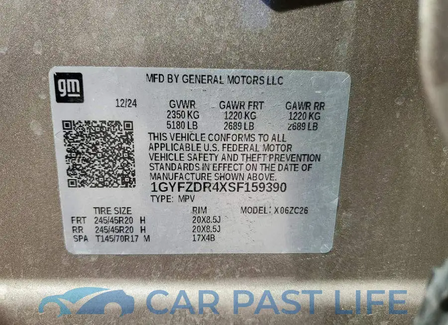 1GYFZDR4XSF159390# 13