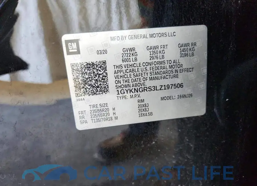 1GYKNGRS3LZ197506# 13