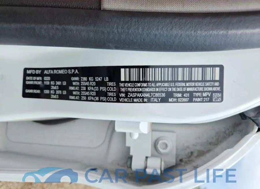 ZASPAKAN4L7C86536# 13