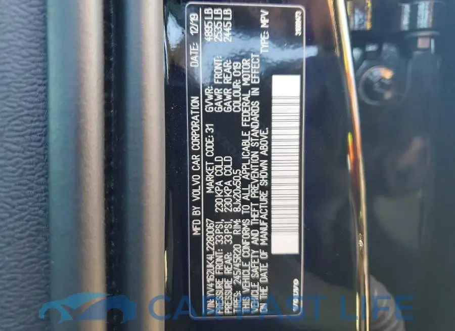 YV4162UK4L2280067# 13