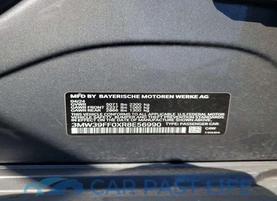 3MW39FF0XR8E56990# 13