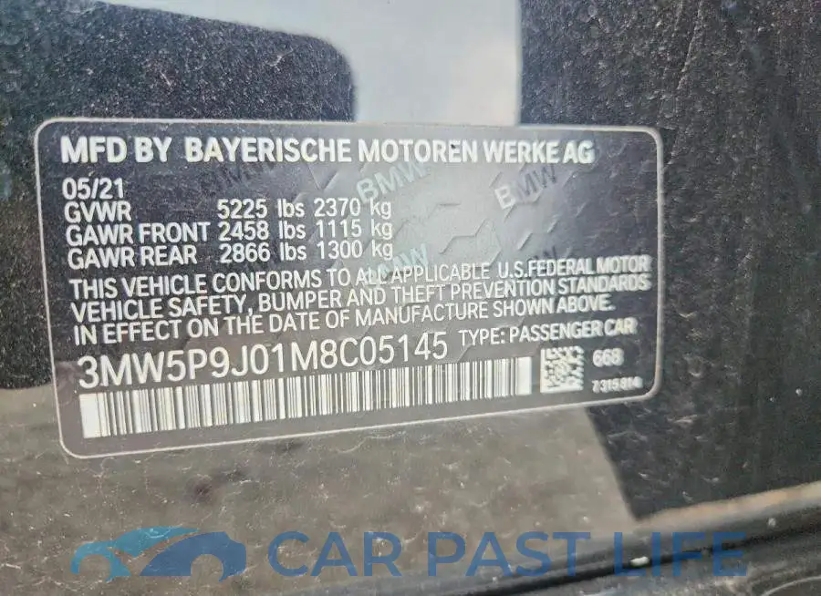 3MW5P9J01M8C05145# 13