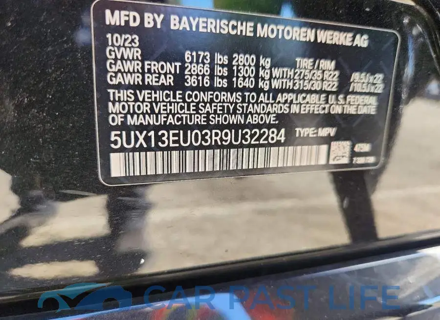 5UX13EU03R9U32284# 14