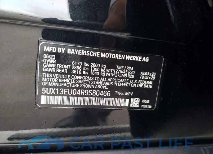 5UX13EU04R9S80466# 13