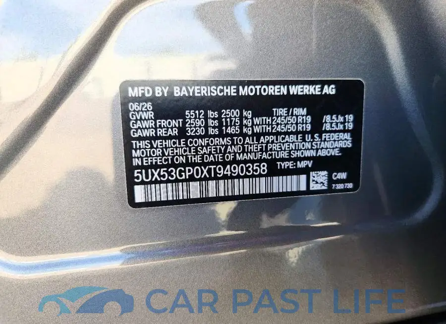 5UX53GP0XT9490358# 13