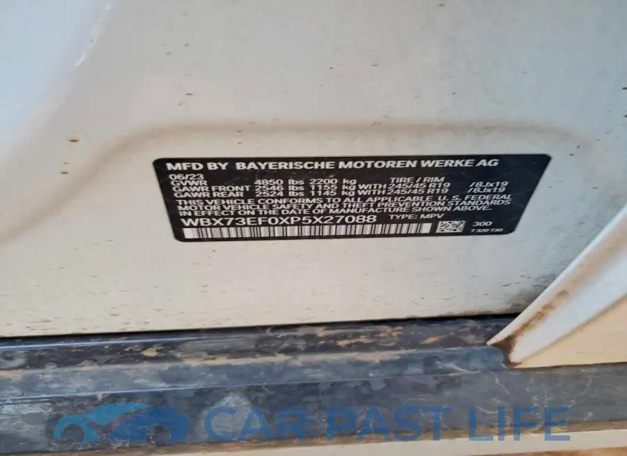 WBX73EF0XP5X27088# 12