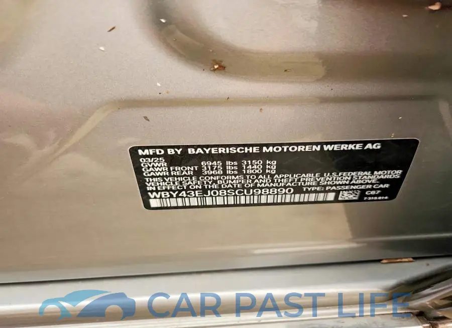 WBY43EJ08SCU98890# 12