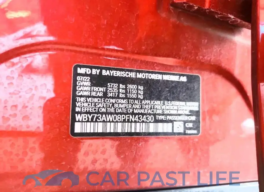 WBY73AW08PFN43430# 13