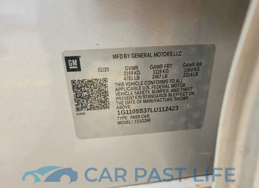 1G1105S37LU112423# 12
