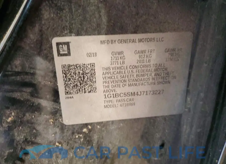 1G1BC5SM4J7173227# 12