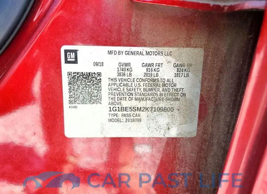 1G1BE5SM2K7109800# 12