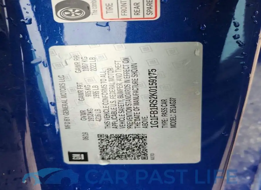 1G1FB1RS2K0159175# 12