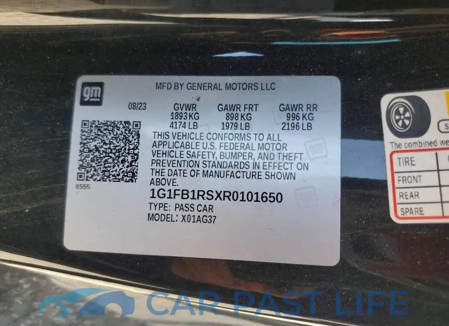 1G1FB1RSXR0101650# 12