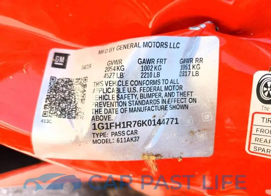1G1FH1R76K0144771# 12
