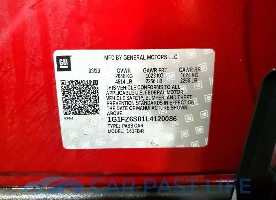 1G1FZ6S01L4120086# 12