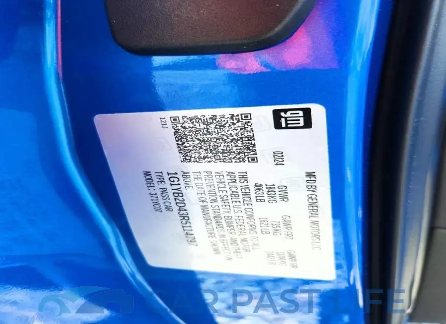 1G1YB2D43R5114797# 13