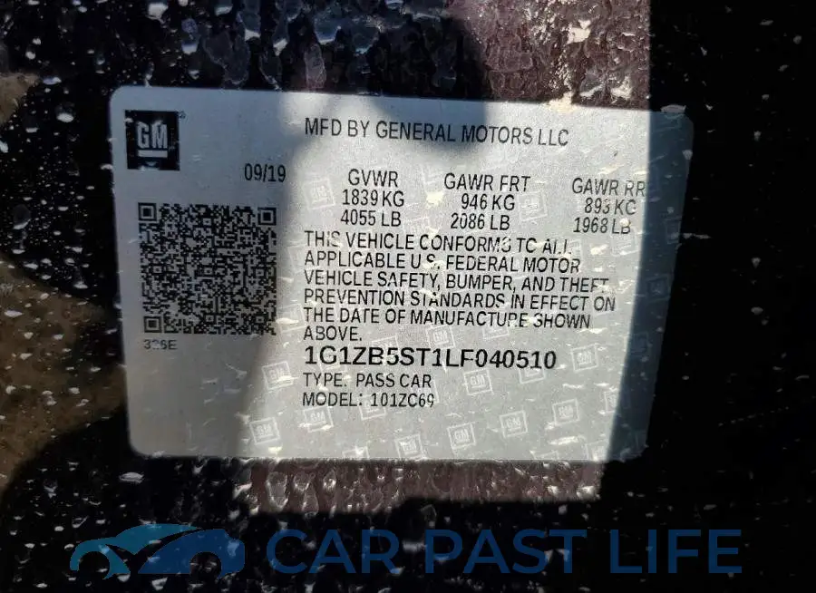 1G1ZB5ST1LF040510# 13
