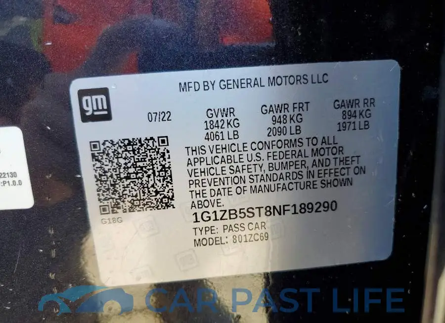 1G1ZB5ST8NF189290# 12