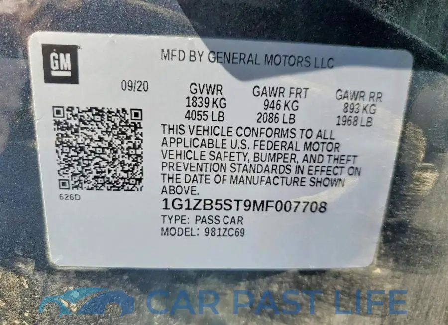 1G1ZB5ST9MF007708# 12