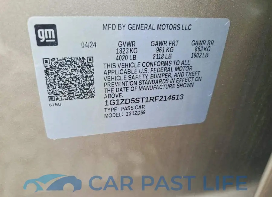 1G1ZD5ST1RF214613# 12
