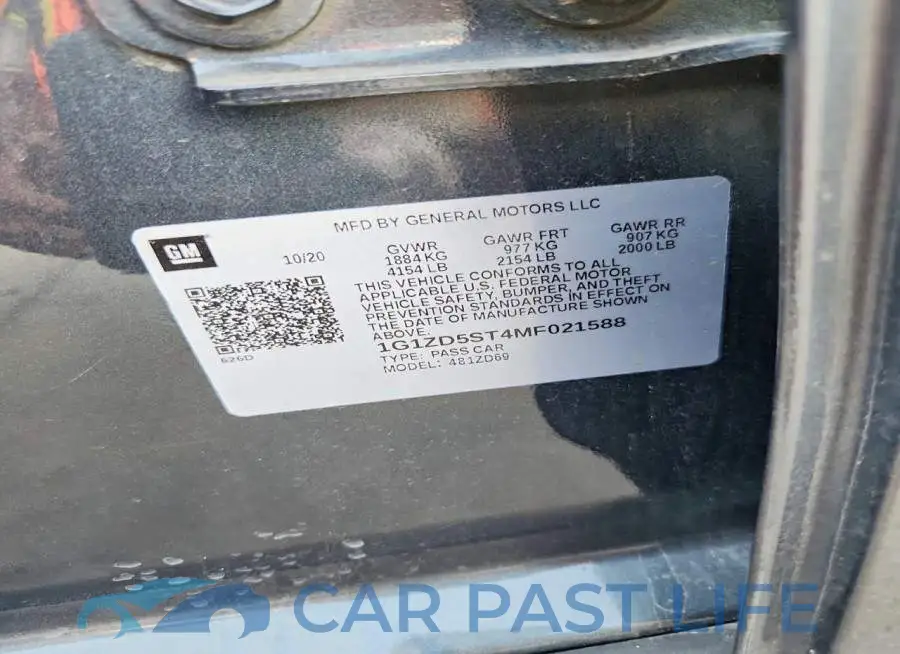 1G1ZD5ST4MF021588# 13