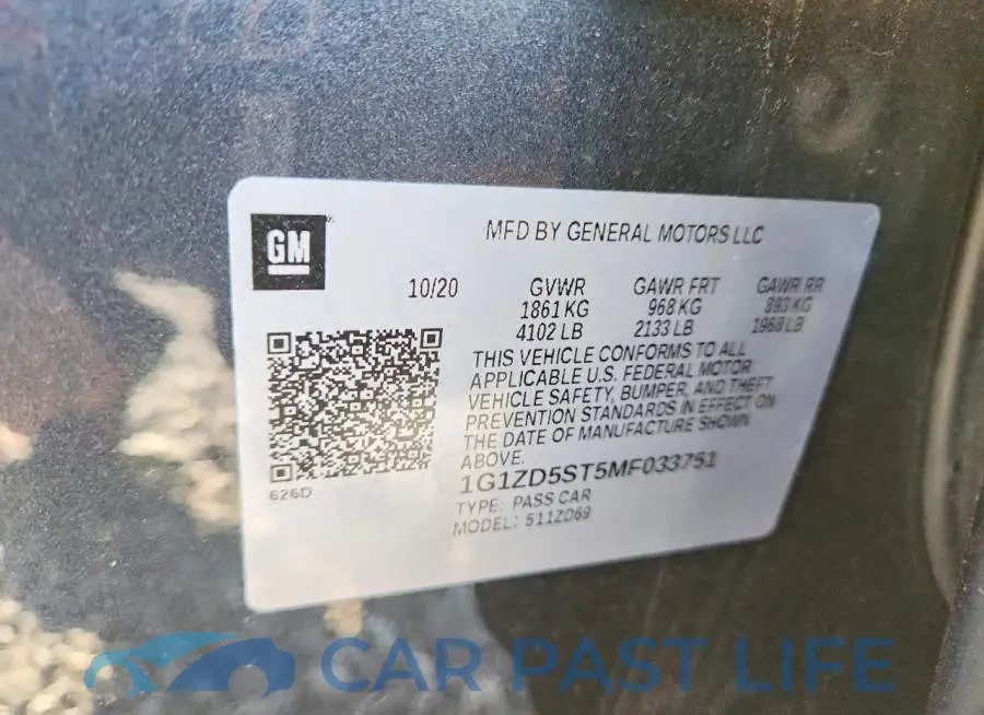 1G1ZD5ST5MF033751# 12