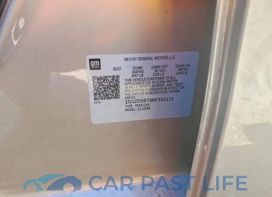 1G1ZD5ST5NF151171# 12
