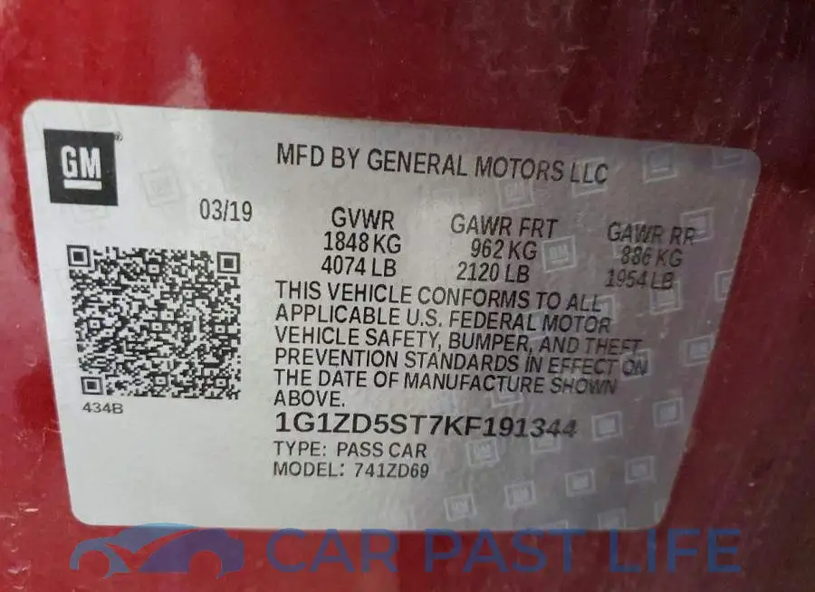 1G1ZD5ST7KF191344# 12